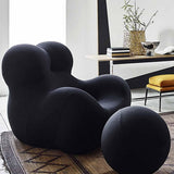 Bobby Hybrid Fabric Comfy Lounge Chair
