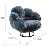 Paradise Comfy Lounge Swivel Chair - 360° Rotating